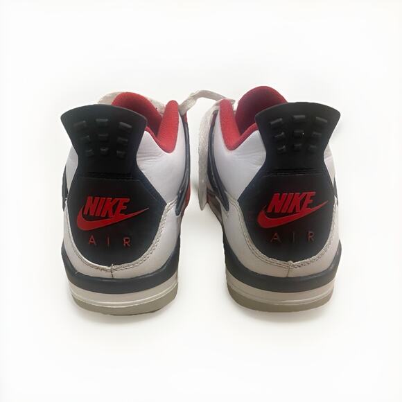 Size 6.5- Jordan 4 Retro Fire Red (2020) - Picture 3 of 6